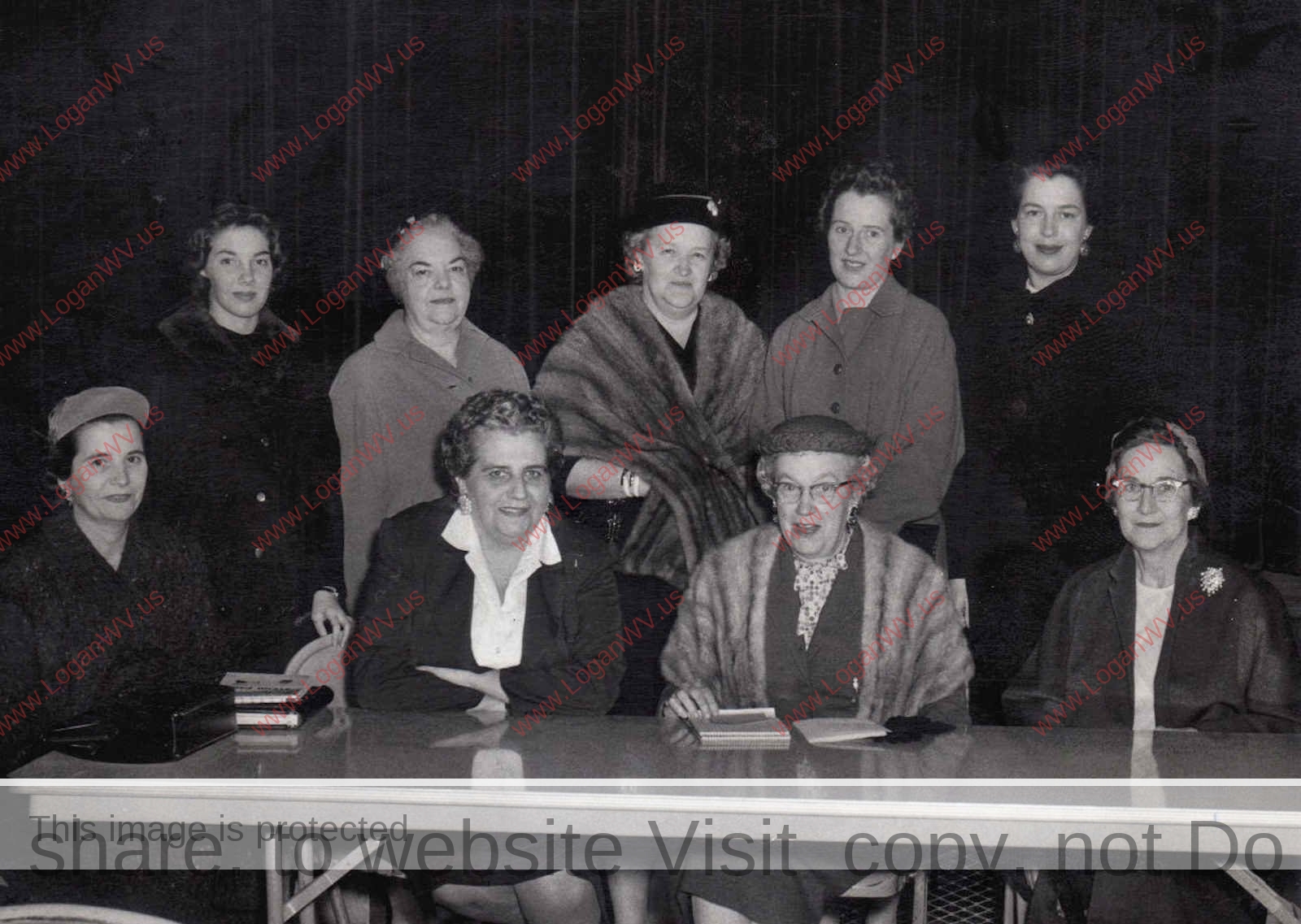 Justice Grade School Faculty, November 1959, Logan County, WV
