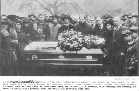 Funeral of Devil Anse Hatfield