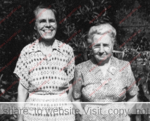 1963 - Lillian Koch and Charlotte Brannock, Blair, WV