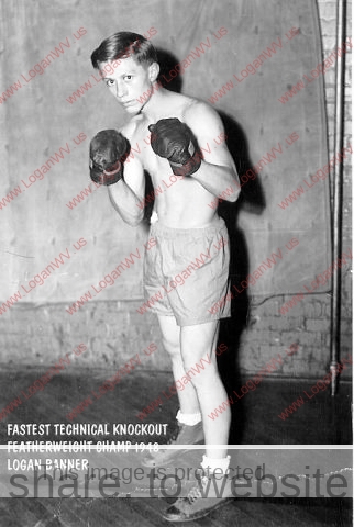 Ronald Charles McCormick Feather weight champion in Golden Gloves, refereed by Jack Dempsey.
