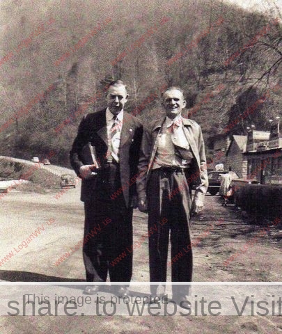 Rev. Archie Conway and Elmer Thompson, Lyburn, WV