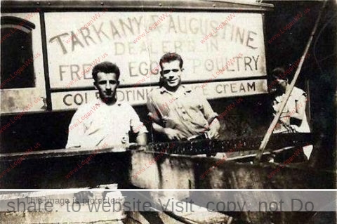 Steve Tarkany & Joe Augustine with their Poultry Truck