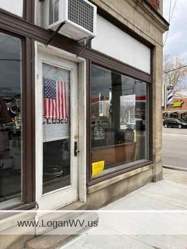 Photo of Choppers Barber Shop in downtown Logan is the oldest continuously operated barber shop in West Virginia.