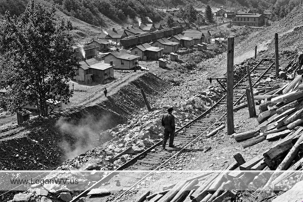 1935 Photo of Freeze Fork, Logan County, W.