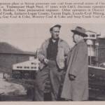 Hugh Paul and H.D. Bowker, March 1955. Hugh Paul and H.D. Bowker, March 1955