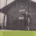 Man Depot, Sesco Adkins, March 1955. Sesco Adkins, March 1955, Man,WV