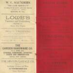 1916 Hinton WV Advertisements Hinton WV