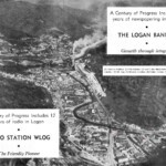 1952 Centennial Program Booklet, Page 100. When this photo was taken, it wasn't just called Back Bottom and Mt. Gay. Each section was named. (1) Deskins Addition, (2) Ellis Addition (1 and 2) aka Black Bottom, (3) Billy Goat Junction, (4) Mt. Gay, (5) Monitor Junction, (6) Fisher Bottom, (7) Cherry Tree Bottom. Image 1697. Photo from the Logan, WV 1952 Centennial Program Booklet, Page 100.