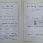 Aracoma Hotel Shoppers Guide. The full Aracoma Hotel Shoppers Guide Directory can be seen at the Museum at the Park. Special thanks to the Museum at the Park for sharing this guide and to Ralph Mcneely for the scanned images. Aracoma Hotel Shoppers Guide