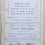 Aracoma Hotel Shoppers Guide. The full Aracoma Hotel Shoppers Guide Directory can be seen at the Museum at the Park. Special thanks to the Museum at the Park for sharing this guide and to Ralph Mcneely for the scanned images. Aracoma Hotel Shoppers Guide.
