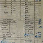 Merrill Coal Mine pay slip courtesy of Ralph H. McNeely