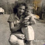1951 Betty Thompson and son Gary, Whites Addition, Logan County, WV