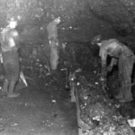 George Thompson working in the Mount Gay Coal Mine.