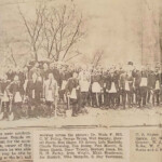 1922, Logan, WV Masonic Temple Groundbreaking Ceremony June 18, 1963, Logan Banner clipping. Courtesy of Mark Edward Jones. Image 192201. 1922, Logan, WV Masonic Temple Groundbreaking Ceremony photo.