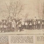 1922, Logan, WV Masonic Temple Groundbreaking Ceremony June 18, 1963, Logan Banner clipping. Courtesy of Mark Edward Jones. Image 192201. 1922, Logan, WV Masonic Temple Groundbreaking Ceremony photo.