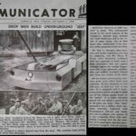 1948 Sharples, WV - shop men build underground jeep courtesy of Becky Lee Lane. Ref. image 6850. 1948 Sharples, WV - shop men build underground jeep