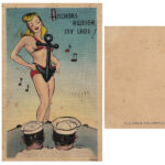 WWII era postcard mailed to Carl Gibson at Lyburn courtesy of Keith Gibson. 116499 Photo of a WWII era postcard mailed to Lyburn, WV