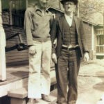 Billy Frye and his Grandfather Fry, Monaville, WV courtesy of G. B. Berry. Monaville, WV