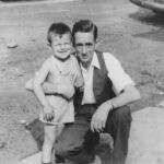 Uncle Billy Thompson and Robert Carl Vallance. Son of Rev. Carl and Laverne Vallance. Courtesy of G. B. Berry. Billy Thompson and Robert Carl Vallance, Monaville, WV.