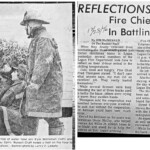 12-28-76 burning of the Hinchman Home, Logan Banner clipping courtesy of Connie Baisden Marsh. r clipping courtesy of Connie Baisden Marsh. Kyle Workman writes, “That´s me being pushed into the bush by the 4 inch water hose on full blast” . Image 2468. 12-28-76 burning of the Hinchman Home, Logan Banner clipping, Logan, WV.