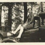 Elizabeth Tarsoly, 1930. This was at a favorite park or meeting place for locals. Anyone know where it was? Courtesy of Bob Piros. Elizabeth Tarkany, 1930