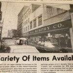 G.C. Murphy Logan Banner clipping courtesy of Dwight Williamson. Image 12349. About G.C. Murphy Store in Logan, WV.