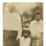 Gazel Kish (b. 1974) , Mary Kluiber (b. 1910) and her grandmother, Annie Kluiber (1845-1920). They were residents of Monahill. Courtesy of Bob Piros. Monaville, WV family - Gazel Kish (b. 1974) , Mary Kluiber (b. 1910) and her grandmother, Annie Kluiber (1845-1920)