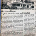 Logan Banner clipping courtesy of Dwight Williamson. Hitchman House, Logan, WV
