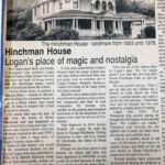 Logan Banner clipping courtesy of Dwight Williamson. Hitchman House, Logan, WV