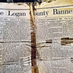 The Logan County Banner, 1890 courtesy of Brandon Ray Kirk. Logan Banner, September, 25, 1890