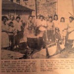 Making apple butter at West Logan. Banner clipping courtesy of Jay Anna Ellis. West Logan, Logan County, WV
