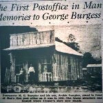 Clipping showing the Post Office at Man, WV back in 1910.