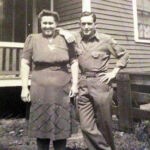 Aunt Martha Stepp Thompson, wife of Beecher Thompson, and her brother Johnny Stepp. Courtesy of G. B. Berry. Martha Stepp Thompson and brother, Johnny Stepp Monaville, WV