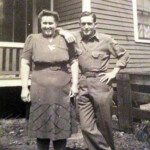 Aunt Martha Stepp Thompson, wife of Beecher Thompson, and her brother Johnny Stepp. Courtesy of G. B. Berry. Martha Stepp Thompson and brother, Johnny Stepp Monaville, WV