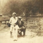 Monaville, WV. Mary Gold Chittum Vance and her half-sister Bessie Chittum Thompson (1900-1934). Bessie playing around dressed in her husband George Thompson’s suit. Information courtesy of Mary’s daughter Brenda. Monaville, WV. Mary Gold Chittum Vance and Bessie Chittum Thompson