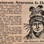 Princess Aracoma is dead - newspaper clipping. Image 7841. Princess Aracoma is dead Logan, WV
