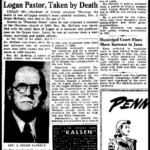 Courtesy of Vivian Carpenter. She writes. My great-grandfather, Preacher J Green McNeely. He was also the Logan County Clerk of Court for several years. He was present at the baptism of Devil Anse Hatfield by Uncle Dyke Garrett. Preacher Green is buried in Pecks Mill, WV. Preacher J. Green McNeely obit. 1943