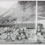 The old ballpark at Monitor below Monaville courtesy of G. B. Berry. Monitor Ball Park, Logan County, WV