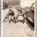 Two unnamed Monaville residents possibly taken in Madison, WV. Photo courtesy of Carla Haslam Herkner. If you recognize either of them, please leave a comment. Monaville, WV
