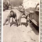 Two unnamed Monaville residents possibly taken in Madison, WV. Photo courtesy of Carla Haslam Herkner. If you recognize either of them, please leave a comment. Monaville, WV
