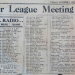 WLOG Tues. Dec. 9, 1947 Program Guide, Logan Banner clipping courtesy of Mark Edward Jones. Image 16798. WLOG Tues. Dec. 9, 1947, Program Guide, Logan, WV