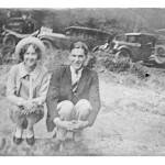 Unidentified lady with Everett or George Steele. Courtesy of Bob Piros. Unidentified lady with Everett or George Steele, Monaville, WV