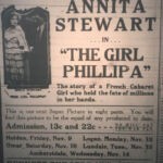 1917 Bennett Theatre ad, Logan, WV. Banner clipping courtesy of Dwight Williamson. 1917 Bennett Theatre ad, Logan, WV - The Girl Phillipa movie