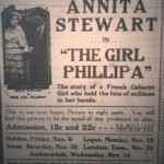 1917 Bennett Theatre ad, Logan, WV. Banner clipping courtesy of Dwight Williamson. 1917 Bennett Theatre ad, Logan, WV - The Girl Phillipa movie