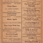 1946 Logan & Midelburg Theatres movie guide courtesy of Lee Hall. 1946 Logan & Midelburg Theatres