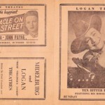 1947 Logan & Midelburg Theatres movie guide courtesy of Lee Hall. 1947 Logan & Midelburg Theatres