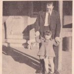 Henlawson driver Albert "Banner" Petroff and daughter, Lois Paige. Photo from Page 23 of “The Exhaust” published Feb. 1951 by Consolidated Bus Lines. 1951-albert-petroff-and-daughter-paige-of-henlawson