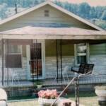 Courtesy of Bob Piros. He writes. A 1988 photo of a house at Henlawson where my parents lived in 1941. Henlawson, Logan County, WV