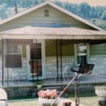 Courtesy of Bob Piros. He writes. A 1988 photo of a house at Henlawson where my parents lived in 1941. Henlawson, Logan County, WV