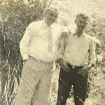 Brothers George Gore (left) and Howard, Henlawson, WV. Image 2885. Brothers George Gore (left) and Howard, Henlawson, Logan County, West Virginia.